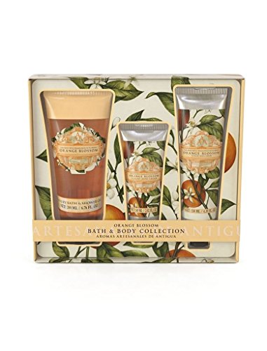 Aromas Artesanales De Antigua Orange Blossom Bath & Body Christmas Collection Gift Set von SharpCost