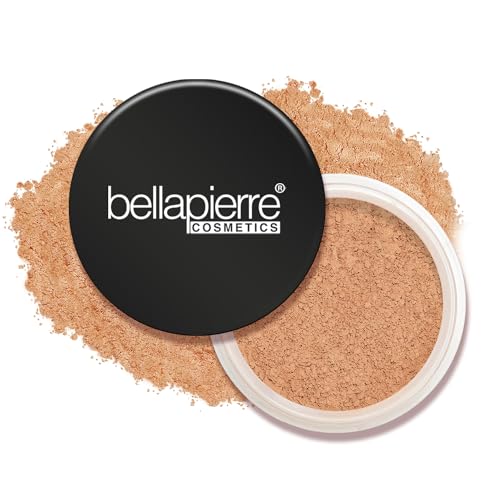 bellapierre Mineral Foundation SPF 15 Loose Finishing Powder | All-Natural Vegan & Cruelty Free Full Coverage Concealer | Hypoallergenic & Safe for All Skin Types | Oil & Talc Free - 0.32 Oz Honey von SharpCost