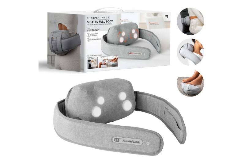 Sharper Image Shiatsu-Massagegürtel Full Body, 1x Massagegerät, 1x Multifunktionsgurt, 1x Netzadapter von Sharper Image