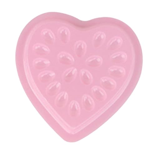 Sharplace 100 Stück Wimpernverlängerung Tablett Ablage zum Veredeln von Wimpern Verlängerungsständer Wimperntropfenablage Damen Mädchen, Dunkelpink von Sharplace