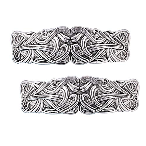 Sharplace 2 Pcs Keltische Haarspange Haarklammer Haarnadeln Haarschmuck Hairclip Kopfschmuck Damenschmuck von Sharplace