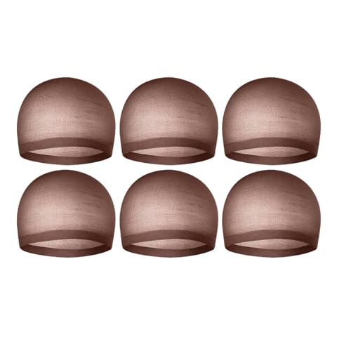 Sharplace 6 Stück Perückenkappen, Strumpfkappe für Perücken, elastisches, atmungsaktives Stirnband für Männer und Frauen für Halloween, Hochzeiten und Partys, Kaffee Sharplace 6 Stück Perückenkappen, Strumpfkappe für Perücken, elastisches, atmungsaktives Stirnband für Männer und Frauen für Halloween, Hochzeiten und Partys, Kaffee von Sharplace