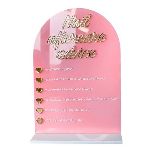 Sharplace Acryl Nail Art False Tips Display Board Nail Gel Polish zeigt Regal Display Stand Maniküre von Sharplace