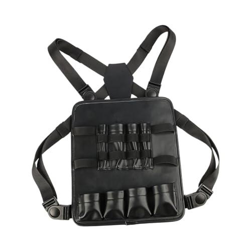 Sharplace Brusttasche zur Aufbewahrung von Werkzeugen aus PU-, professionelle Mehrzweck-Aufbewahrungstasche, Friseur-Brusttasche für Erwachsene und Männer von Sharplace
