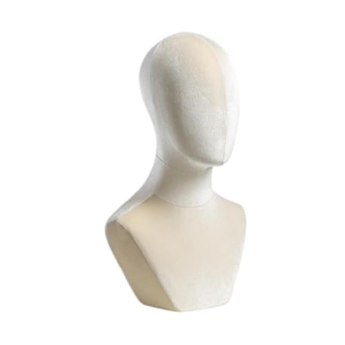 Sharplace Büste Schaufensterpuppe Kopf Perücke Display mit Schulterperücke und Hüte Display Stand Manikin Samtkopf für Perücken Friseur Trainingskappe, Beige Sharplace Büste Schaufensterpuppe Kopf Perücke Display mit Schulterperücke und Hüte Display Stand Manikin Samtkopf für Perücken Friseur Trainingskappe, Beige von Sharplace