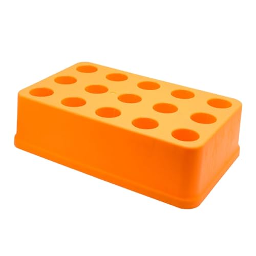 Sharplace CNC Werkzeug Halter Fall Ablage Große Kapazität Bohren Bit Organizer Tragbare Fräser Lagerung Box Ständer Halter Fall, für BT40 Gelb von Sharplace