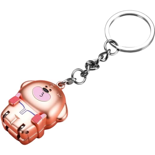 Sharplace Faltbarer Nagelknipser, Nagelschneider, langlebig, niedlich, praktisch für den Haushalt, für Damen und Herren, tragbar, Schlüsselanhänger, Rosa von Sharplace