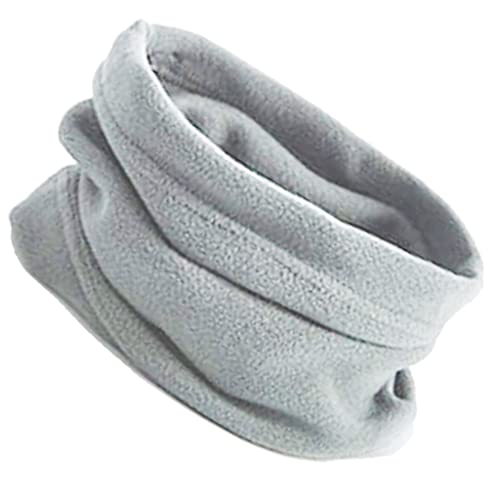 Fleece Schlauchschal Neck Warmer Schlauchtuch Rundschal Winter Loop Schal warmes Strickschal Kopftuch, Hellgrau, one size Fleece Schlauchschal Neck Warmer Schlauchtuch Rundschal Winter Loop Schal warmes Strickschal Kopftuch, Hellgrau, one size von Sharplace