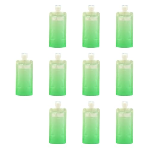 Sharplace Flüssiger Verpackungsbeutel Flüssigkeitsbehälter 90 ml Praktische nachfüllbare Reise Flüssigkeit Make -up Packbeutel für Männer Frauen, GrÜn von Sharplace