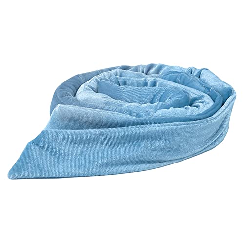 Sharplace Frauen Heatless Lockenstab Stirnband während Sie schlafen mit Haargummi Schlafen Lockenwickler Rollen Natürliche weiche Welle Keine, Hellblau von Sharplace