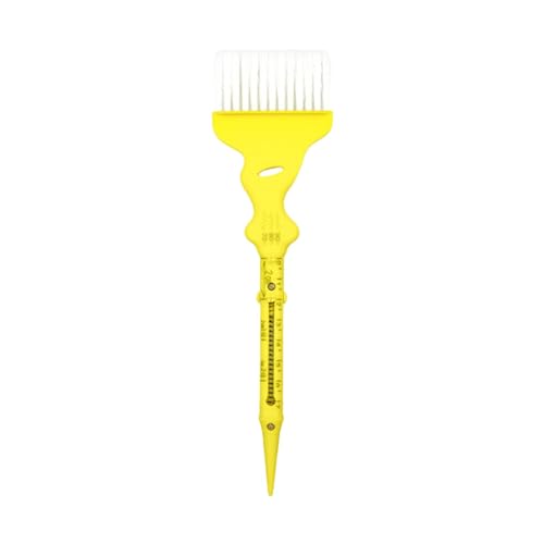 Sharplace Haarfärbepinsel, gerader Haarfärbepinsel, Stretch-Design, Färbewerkzeug, Haarfärbewerkzeug, Salon-DIY-Werkzeug für Stylisten, Friseursalons, Männer, Gelb von Sharplace