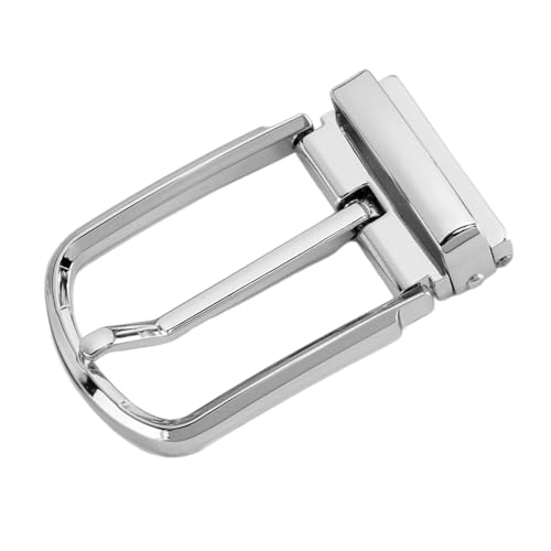 Sharplace Herren Gürtelschnalle Edelstahl, Buckle Wechselschließe, Fashion Reversible Belt Buckle, Gürtelschnalle Einzackige quadratische Ersatzschnalle für Männer Frauen Gürtel von Sharplace