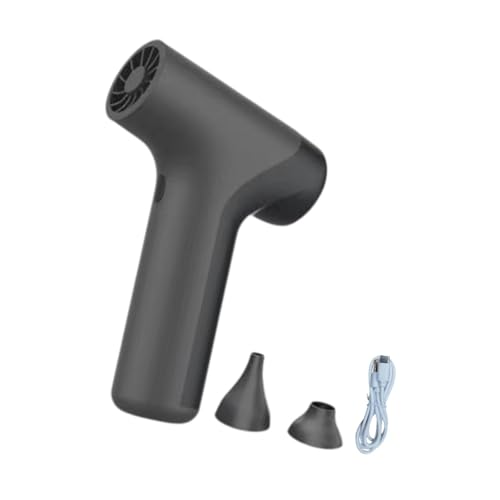 Sharplace Kabelloser, Luftstaubsauger, 4 Geschwindigkeiten, Staubgebläse, kompakter Motor, für den Außenbereich, Schwarz von Sharplace