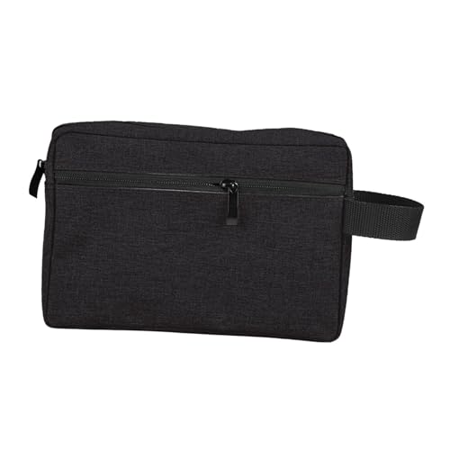 Sharplace Kosmetiktasche, Kosmetik-Reiseetui, wasserbeständig, tragbar, Make-up-Organizer, langlebig, Make-up-Tasche, Reise-Make-up-Tasche für Damen, Schwarz von Sharplace