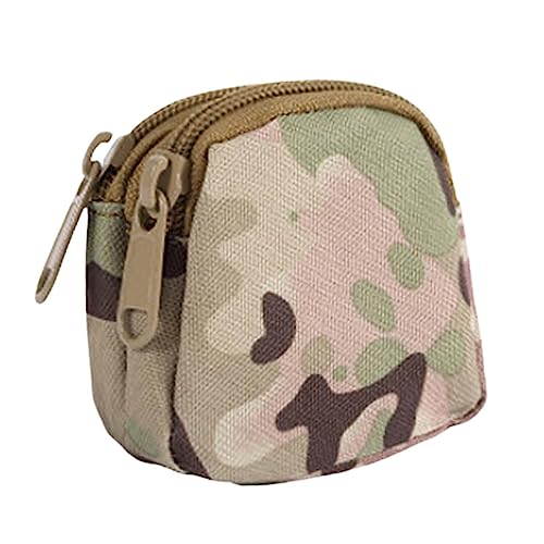 Sharplace Münztasche, Münztasche, Outdoor Geldbörse, Nylon Hüfttasche für Herren, Multifunktionale Münzbörse, Bargeldhalter, Geldtasche, Kleine Kleingeldtasche, CP Camo von Sharplace