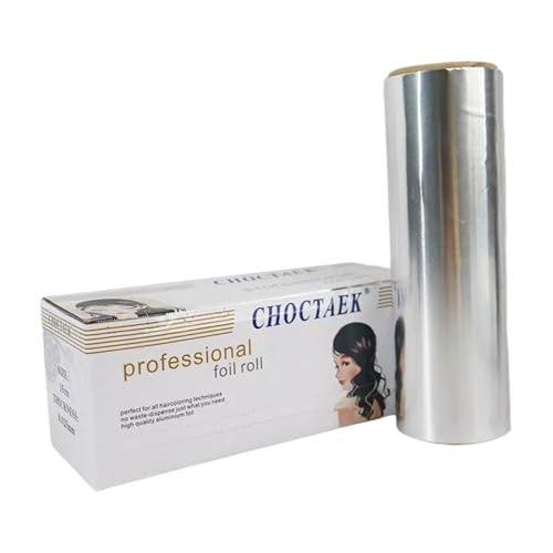Sharplace Nail Art Dauerwelle Styling Alufolie Haarfärbefolie Papier Heimgebrauch Erwachsene Frauen Tragbare Salon Friseurbedarf Maniküre Alufolie, 1200cmx15cm von Sharplace