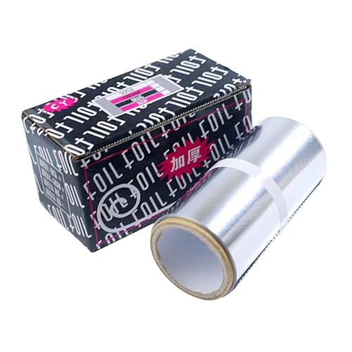 Sharplace Nail Art Dauerwelle Styling Alufolie Haarfärbefolie Papier Heimgebrauch Erwachsene Frauen Tragbare Salon Friseurbedarf Maniküre Alufolie, 400cmx10cm von Sharplace