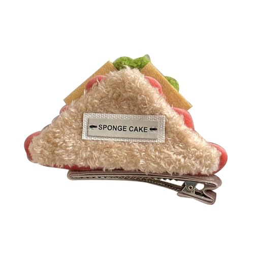 Sharplace Niedliche Haarspange in Kuchenform, Ornament, rutschfeste Haarspangen für Partys, Frauen und Mädchen, Style C von Sharplace