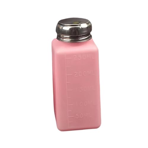 Sharplace Pumpflasche zum Herunterdrücken von Alkoholspender, hochwertiger tragbarer Methanolbehälter, nachfüllbar für den persönlichen Make-up-Entferner im, 250 Ml von Sharplace