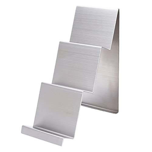 Sharplace Wallet Display Stand Holder, Display Racks Showcase Fixtures for Wardrobe, Doppelseitig Silber von Sharplace