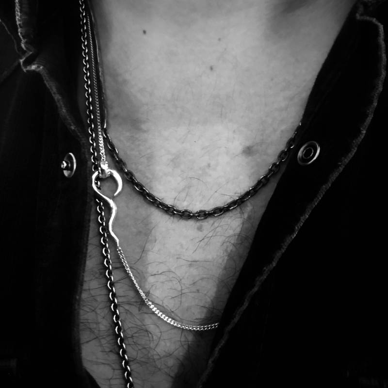 Herren Silber Halskette, Womens Schmuck, Boho Handgefertigte Sterling Für Ihn, Sie, El Nio Halskette von Sharvit