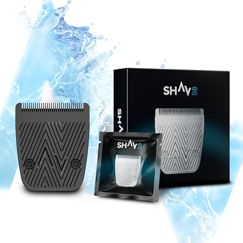 Shav 2™- Ersatzklinge für den Rasierer - CutFree™ Intimrasierer für Männer, Nass/Trocken Haarschneider mit Wechselbarem Keramikklingen-Modul, Bodygroomer für Intim und Körperhaar Männerpflege Rasierer von Shav