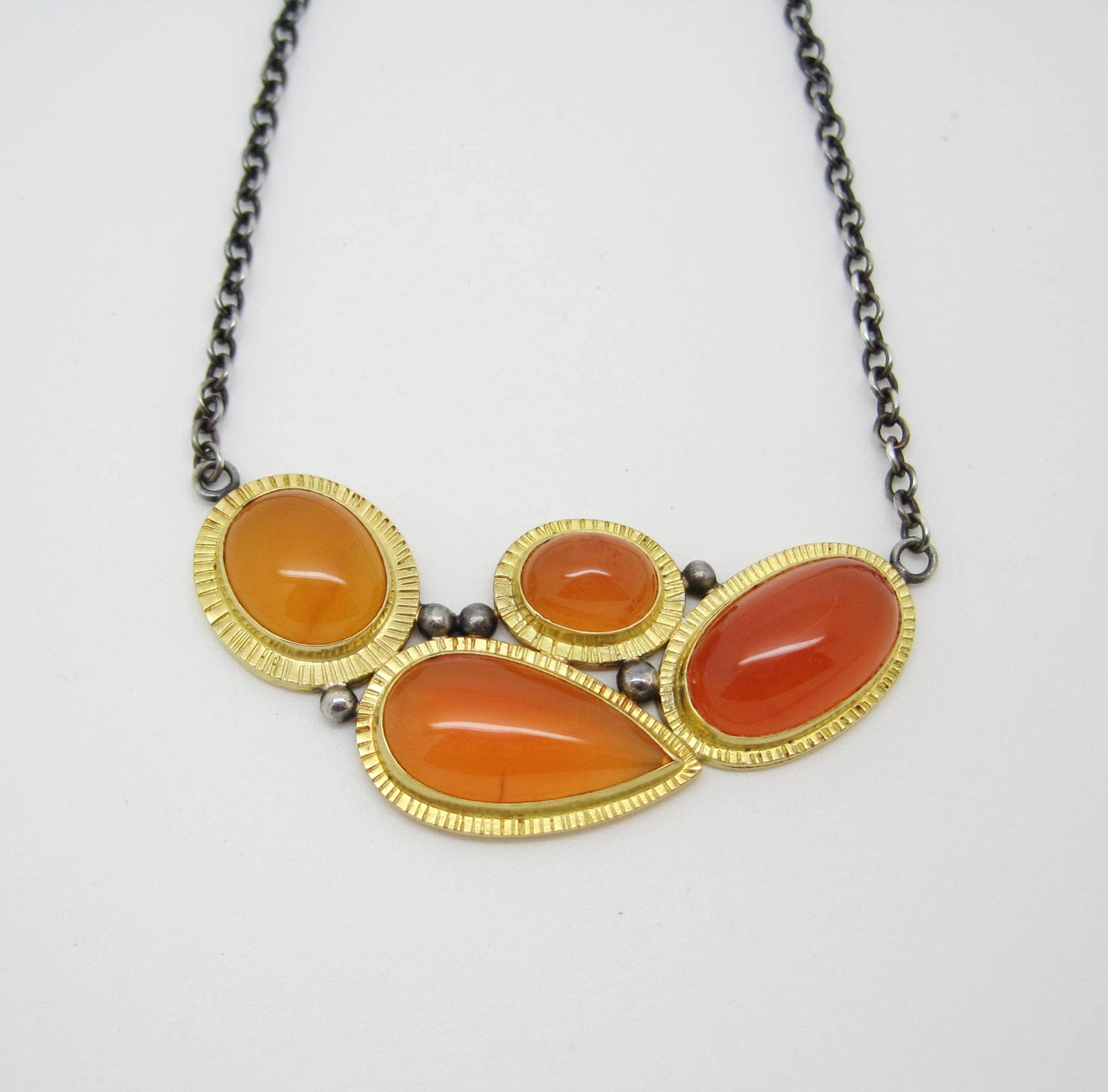 Karneol 22K Gold Halskette von ShavlikJewelry