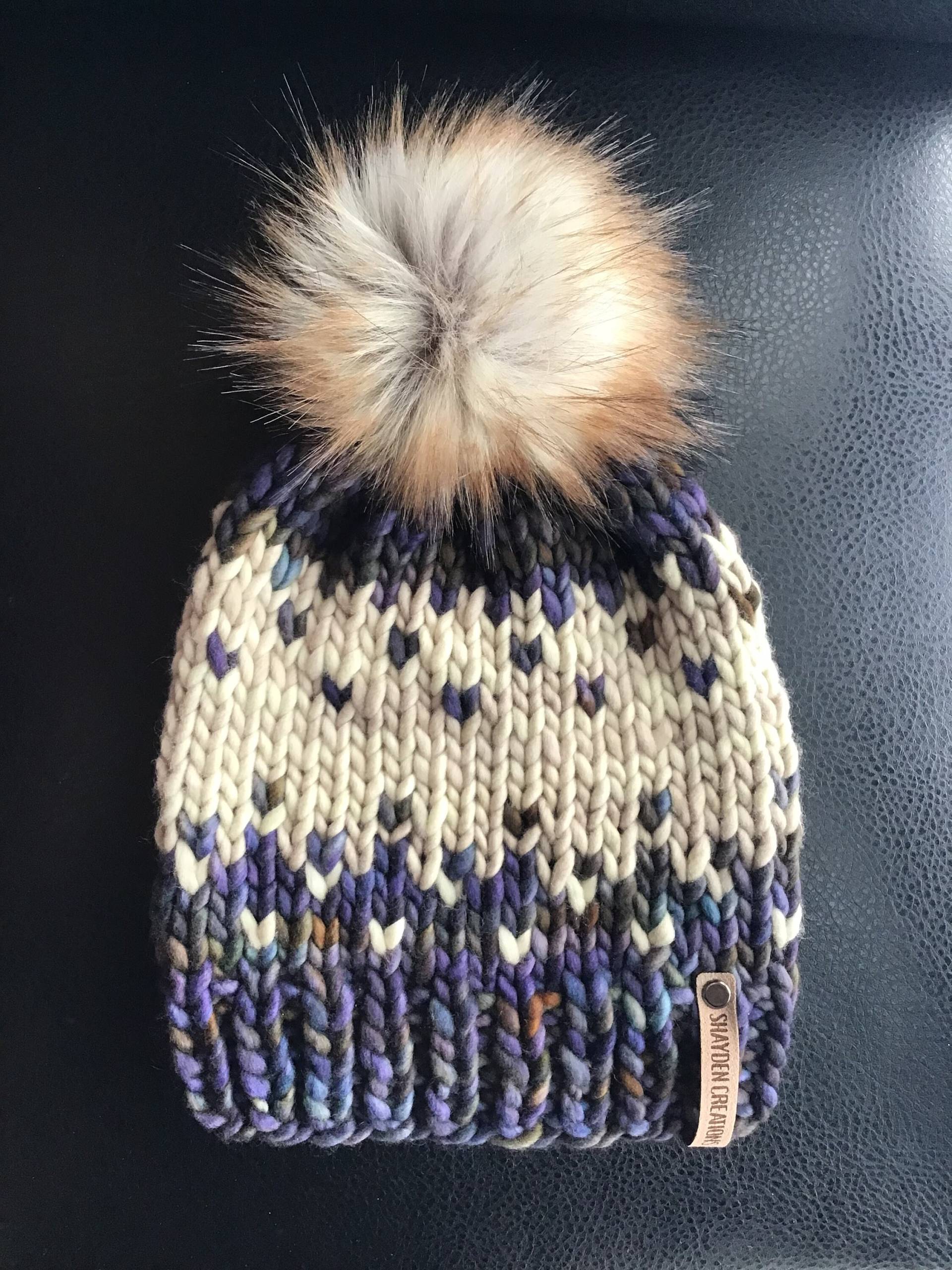 Merino Wolle Strickmütze/Unisex Luxus Teen Winterfell Beanie von ShaydenCreations