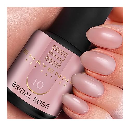 SHAYENNE MADE in GERMANY Shellac Gel Nagellack 15 ml für UV LED Lampe | 10 Bridal Rose | Gel Nail Polish for UV Nail Lamp | LED Nagel Lack Gellack Nagelgel von Shayenne