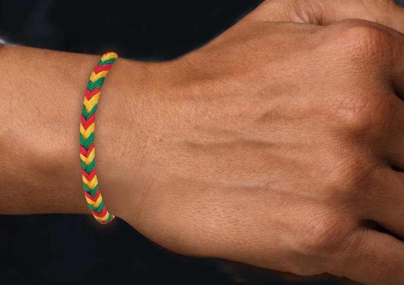Rasta Armband, Armband, Rasta Farben, Armband, Freundschaftsarmband, Armband von ShazlaraArts