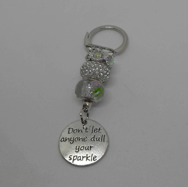 Schöne "Jemand Ihren Glanz Matt Lassen Sie Sich Nicht' Schlüsselanhänger/Taschenanhänger Schöne "Jemand Ihren Glanz Matt Lassen Sie Sich Nicht' Schlüsselanhänger/Taschenanhänger von ShazziesJewels