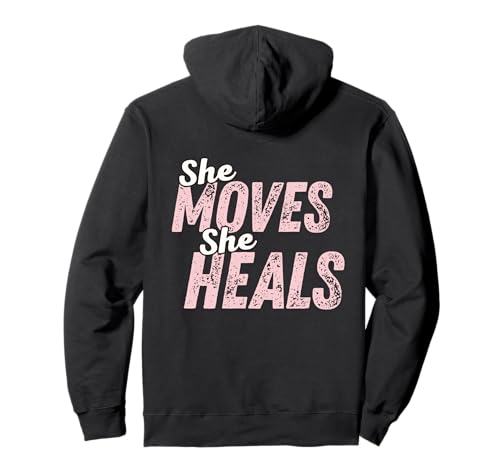 She Moves Heals Damen Active Wear Gym Outfit Vintage Pullover Hoodie von She moves she heals gym retro vintage tee women's