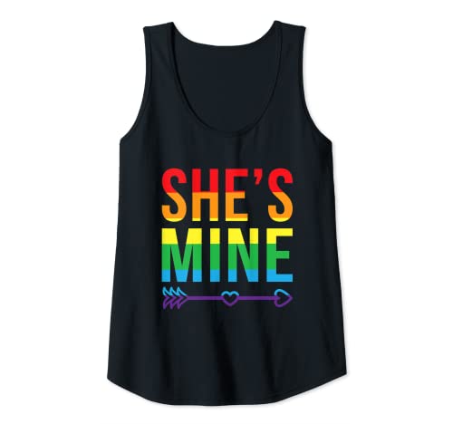 Damen Lesbischer Partner passendes Outfit She's Mine, Teil 1 Tank Top von She's Mine I'm Her's and More