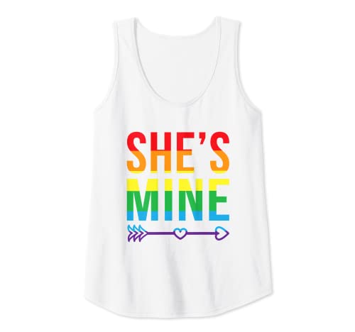 Damen Lesbischer Partner passendes Outfit She's Mine, Teil 1 Tank Top von She's Mine I'm Her's and More