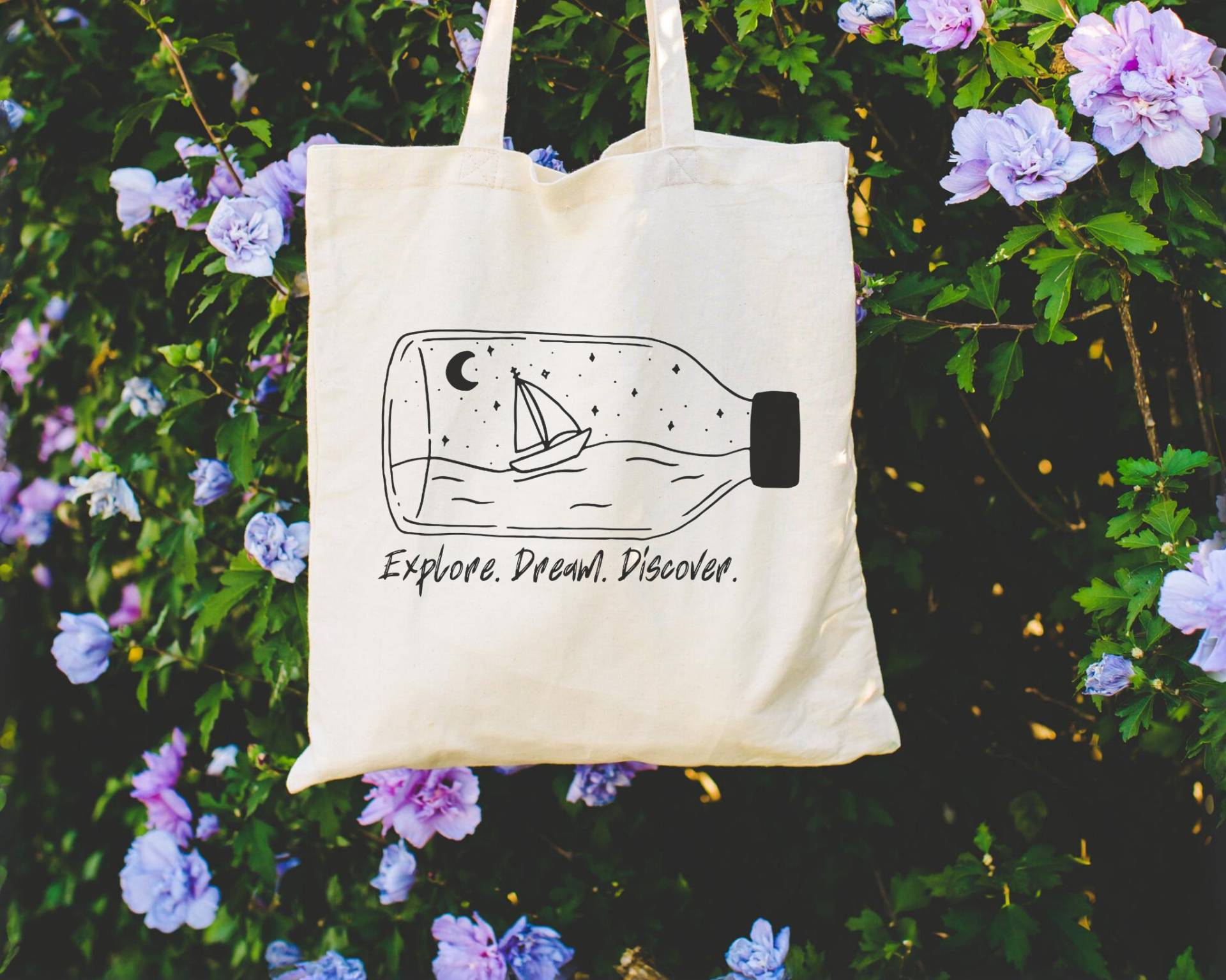 Tote Bag - Fleecedecke Zum Aufhängen/Segeln Meer Jutetasche/ Baumwolltasche von SheLovesNature