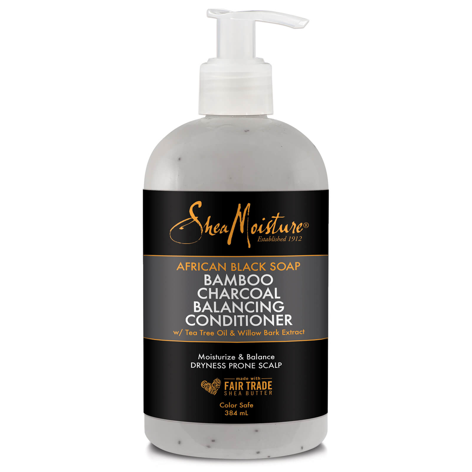 Shea Moisture African Black Soap Bamboo Charcoal Conditioner 384ml - Exclusive von SheaMoisture
