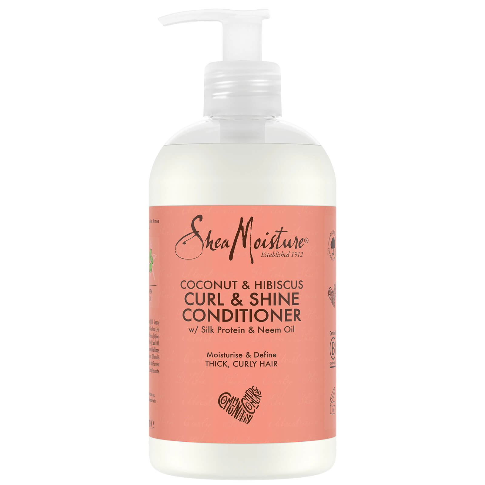 Shea Moisture Coconut & Hibiscus Curl & Shine Conditioner 384 ml von SheaMoisture