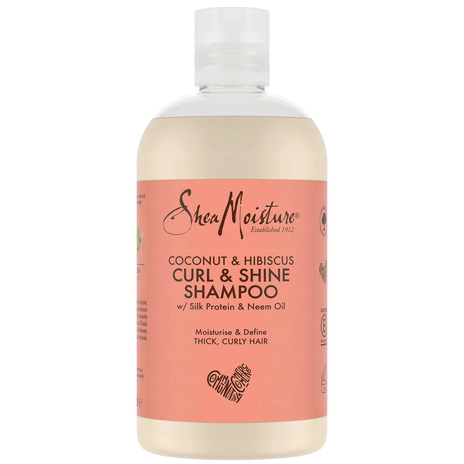 Shea Moisture Coconut & Hibiscus Curl & Shine Shampoo 379 ml von SheaMoisture