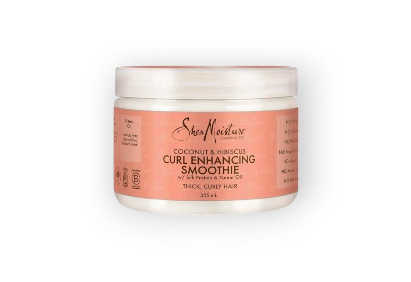 Shea Moisture Haarcreme Shea Moisture C&H Curl Enhancing Smoothie, natürliche Inhaltsstoffe, keine Silikone, geeignet für lockiges Haar von Shea Moisture