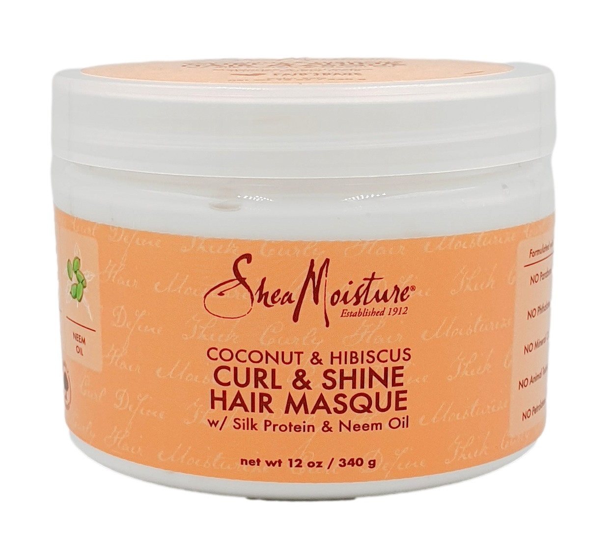 Shea Moisture Haarmaske Shea Moisture Coconut & Hibiscus Curl Shine - Haarmaske 340g von Shea Moisture