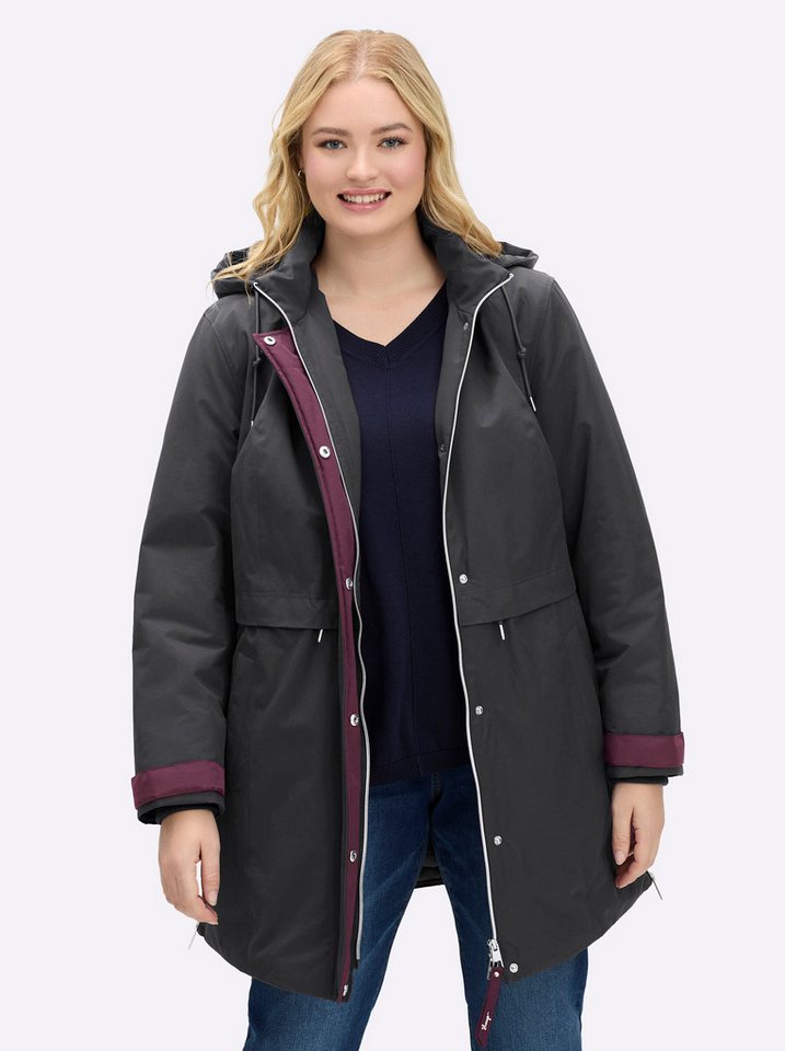 Sheego Allwetterjacke Kapuzenjacke von Sheego