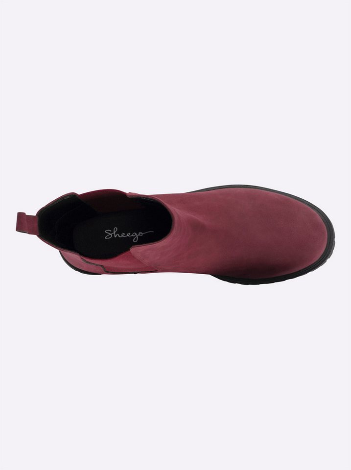 Sheego Ankleboots . Stiefelette Stretcheinsatz von Sheego
