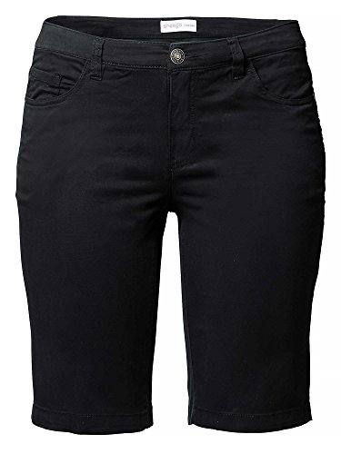 Sheego Bermuda Short Kurze Hose Pants Sommerhose Stretch Damen Plusgröße, Farbe:schwarz, Damengrößen:58 von Sheego