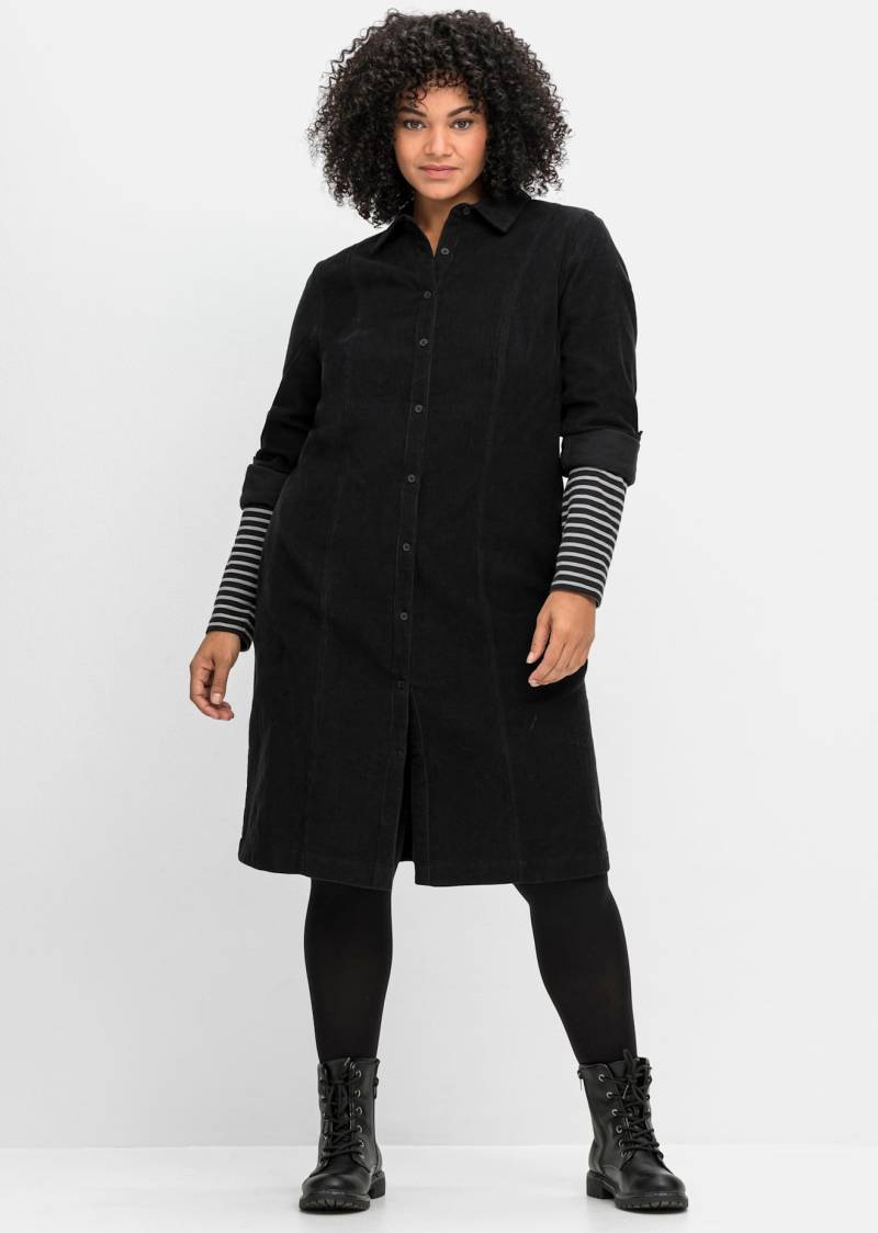 Sheego Blusenkleid "Cord-Kleid" von Sheego