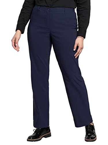 Sheego Damen Große Größen Bengalin-Hose mit schmalem Bund Stretch-Hose Businessmode klassisch - unifarben von Sheego