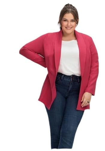 Sheego Damen Große Größen Blazer mit Schalkragen und Taschen Jackenblazer Citywear feminin - unifarben von Sheego