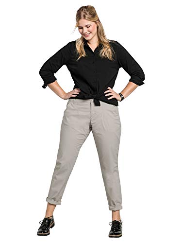 Sheego Damen Große Größen Chinohose in Stretch-Qualität Basicmode klassisch - von Sheego