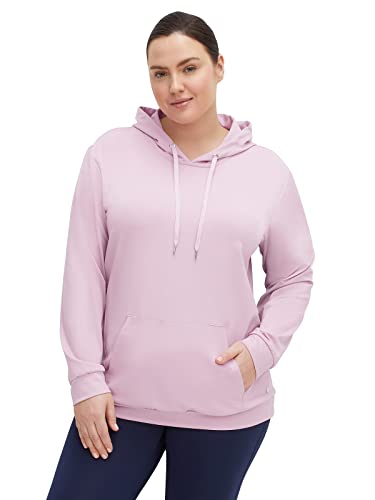 Sheego Damen Große Größen Funktionssweatshirt aus Funktionsmaterial Fitness sportlich V-Ausschnitt - von Sheego