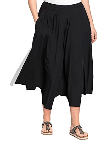 Sheego Damen Große Größen Hosenrock mit Zwei Taschen Schlupfhose Strandmode feminin - #Empty# von Sheego