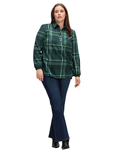 Sheego Damen Große Größen Jeans mit Gummibund und Kontrastnähten Freizeitmode sportlich - Sheego Damen Große Größen Jeans mit Gummibund und Kontrastnähten Freizeitmode sportlich - von Sheego